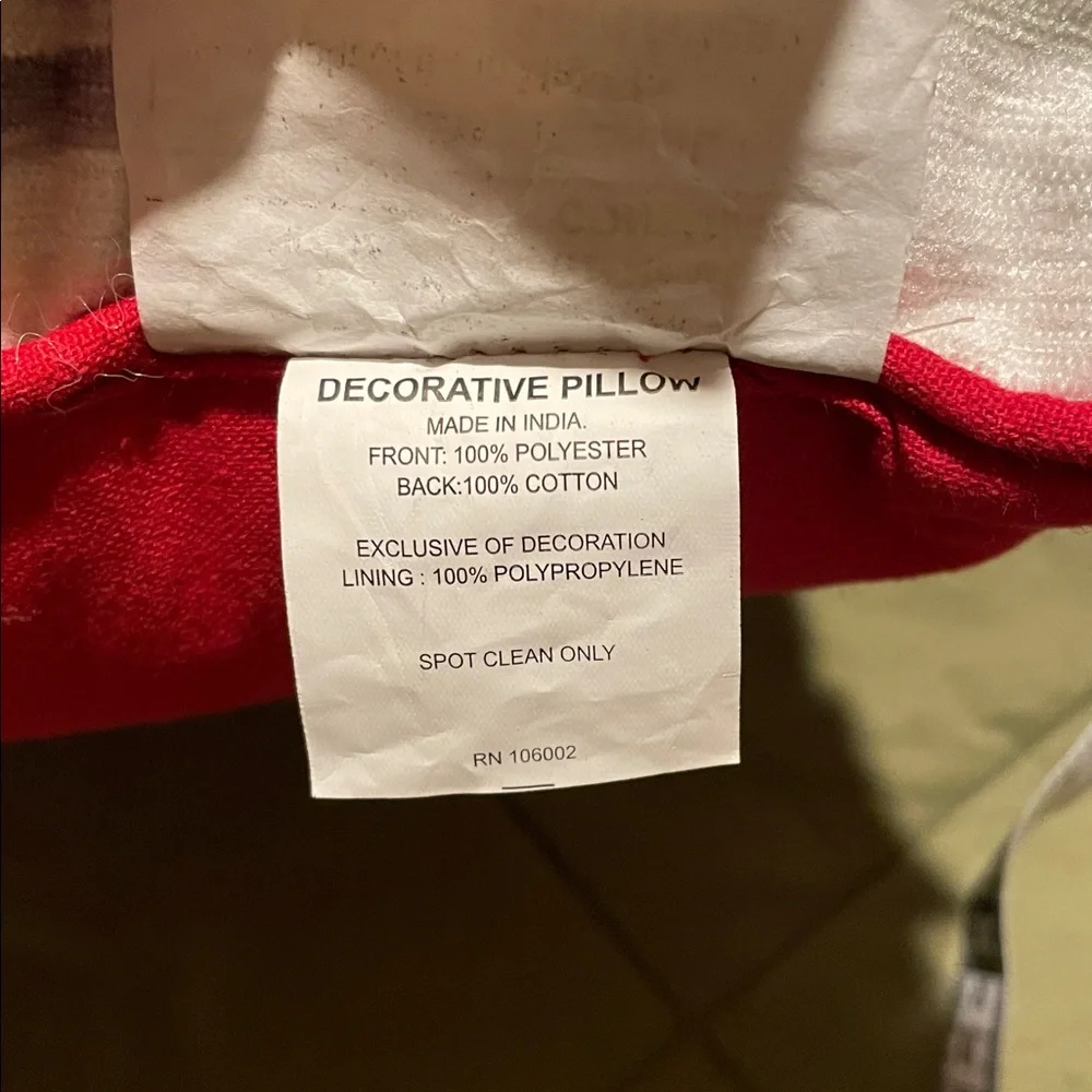 NWT Santa playing golf decorative pillow